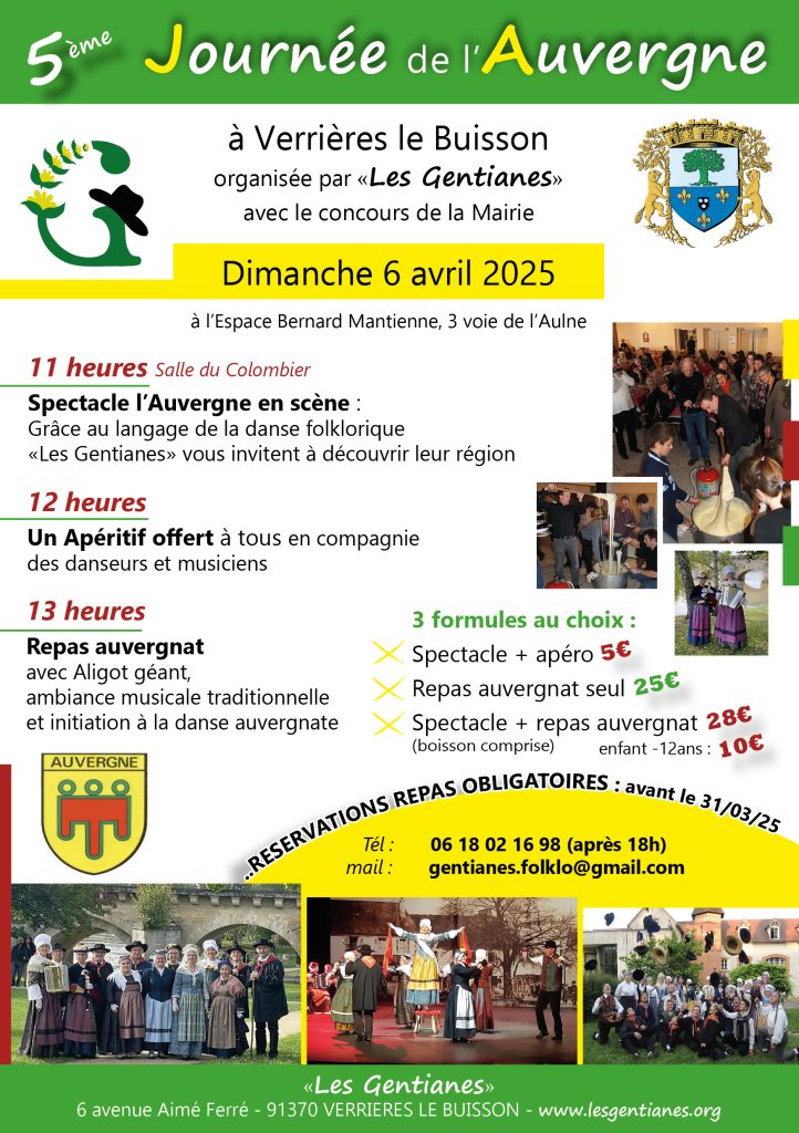 affiche gentianes journee de lauvergne 2025